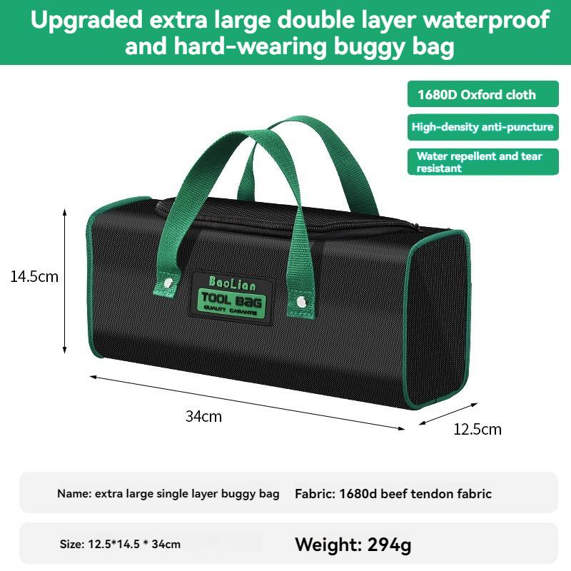 Electrician Bag Wear Resistant Waterproof Oxford Thickened Portable Professional Maintenance Tool Storage Kit