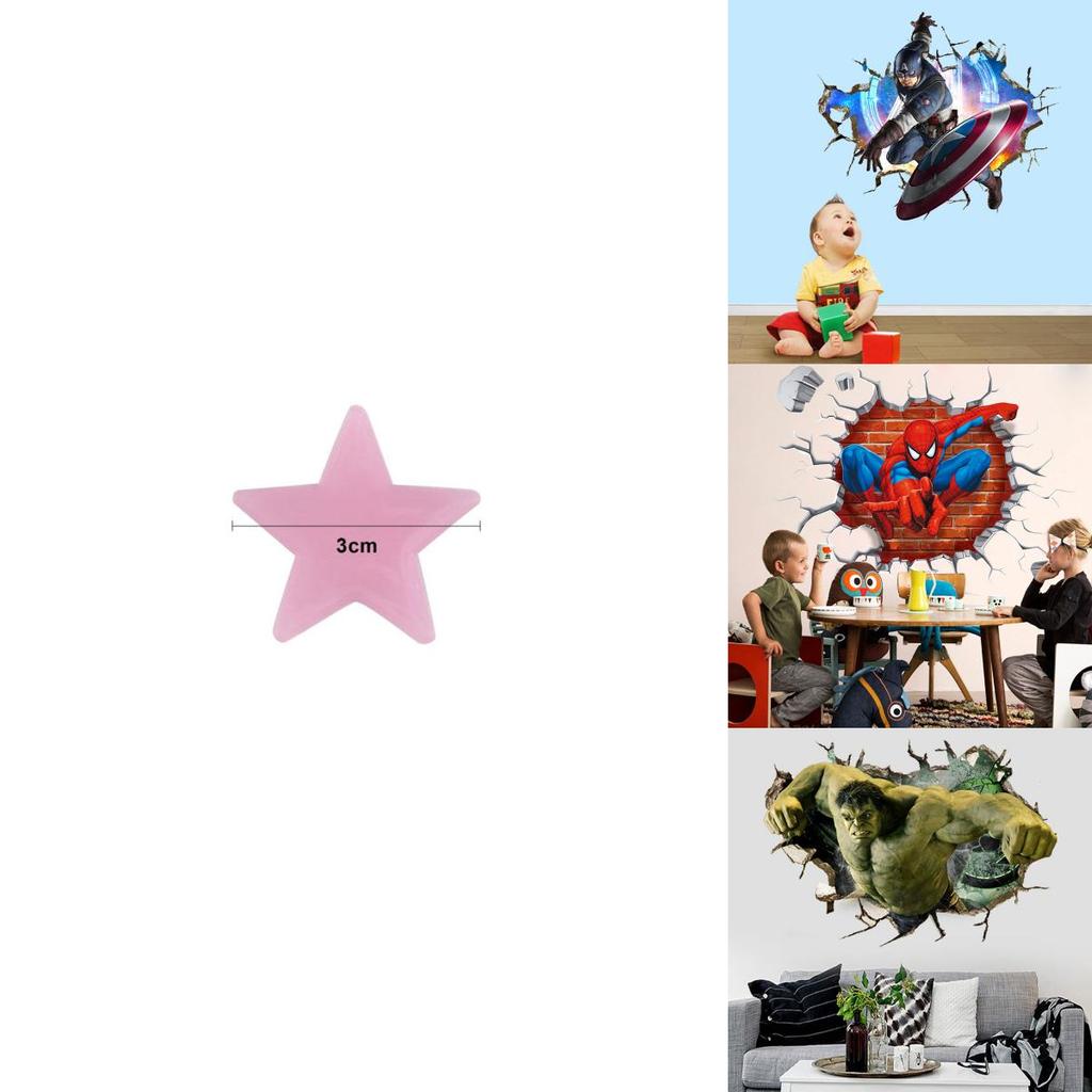 Premium Quality Avengers 3d Wall Stickers For Kids Nursery Home Decor Mural Art