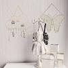 Hanging Jewelry Holder Wall Mounted Metal Mesh Jewelry Display Rack for Necklace Bracelet Earrings