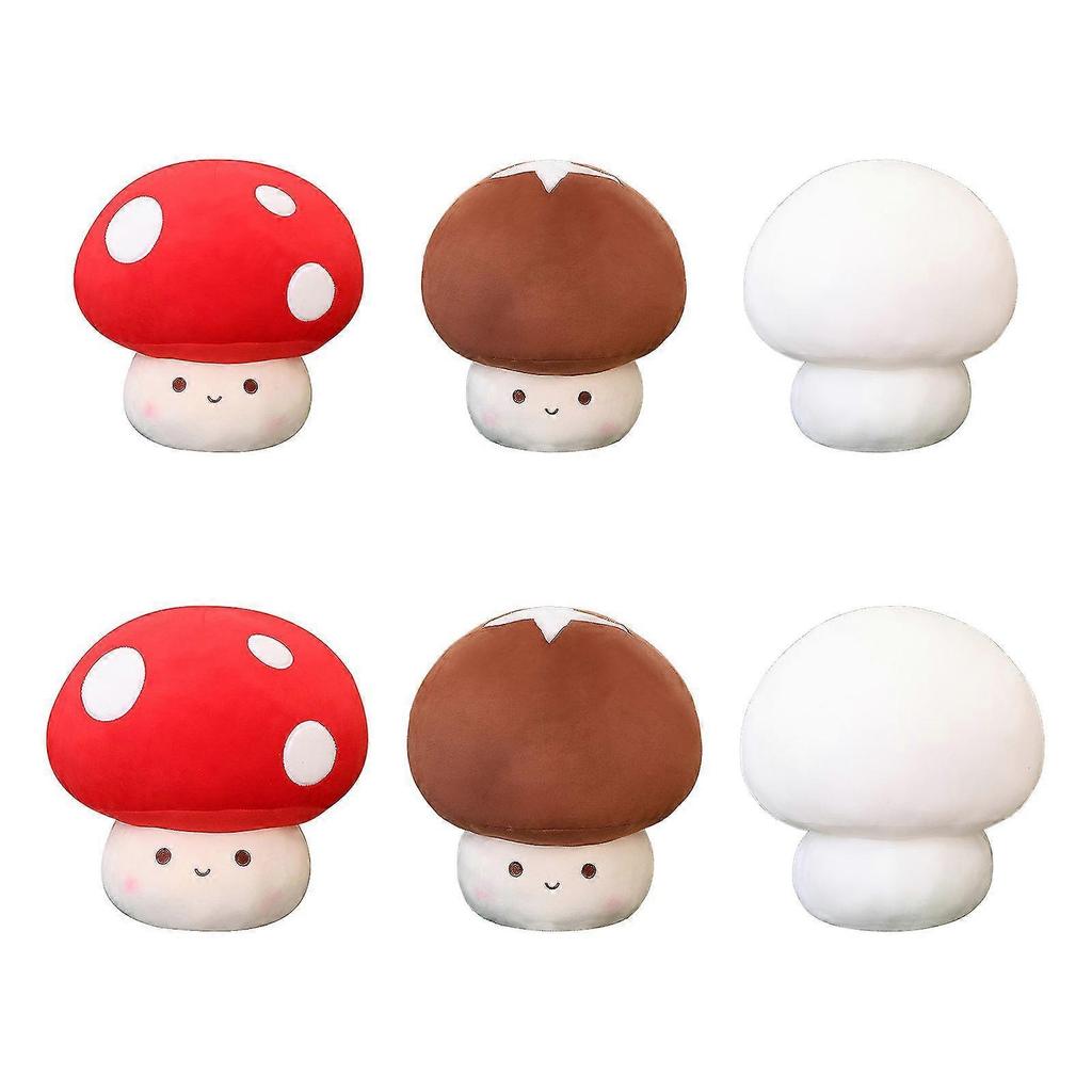 Cute Mushroom Plush Kawaii Mushroom Stuffed Animal Pillow Gift Kids 30cm Small Stuffed Mushrooms