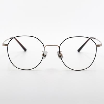 Aloeyewear [ALO BASIC] AL8203 1614G Mild Square Braun/Gold Metallbrille