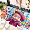 Russian animation Masha and the Bear Fairy Tale Cartoon Carpet Soft Home Living Room Bedroom Door Mat Outdoor Picnic Ground Mat rug T6