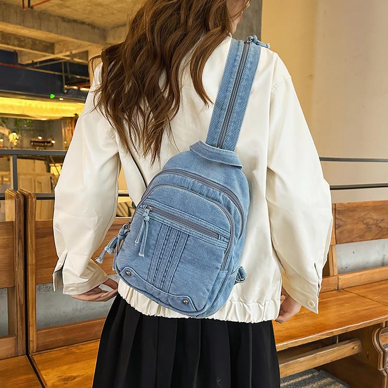 Bull Backpack Large Capacity Multi-Pocket Retro Backpack