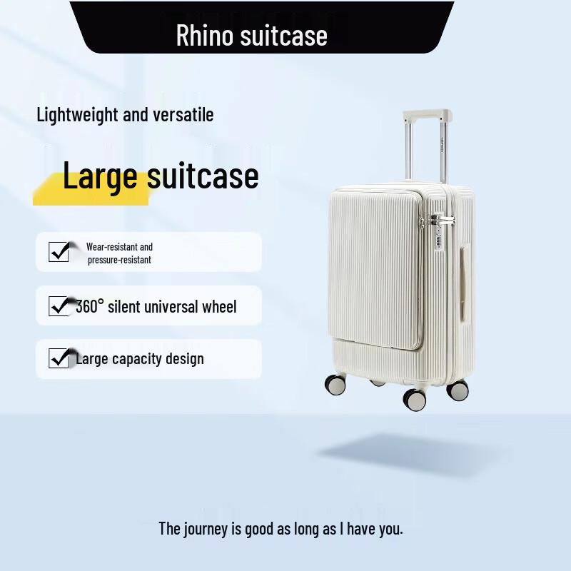 Xihingzhe 077 20-inch Front-Opening Spinner Luggage