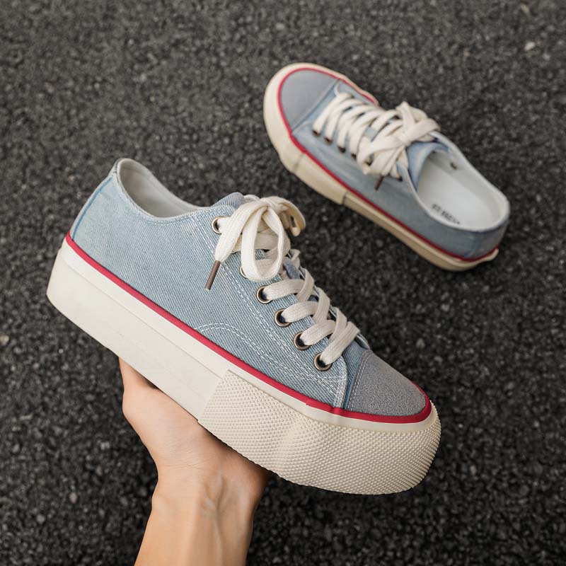 Кеды из холста Модные кеды из холста Мужские повседневные Крутые уличные кеды Хип-хоп кеды для подростков 39 синий