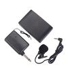 Wireless Receiver Lapel Mini Mic System Collar Clip Microphone