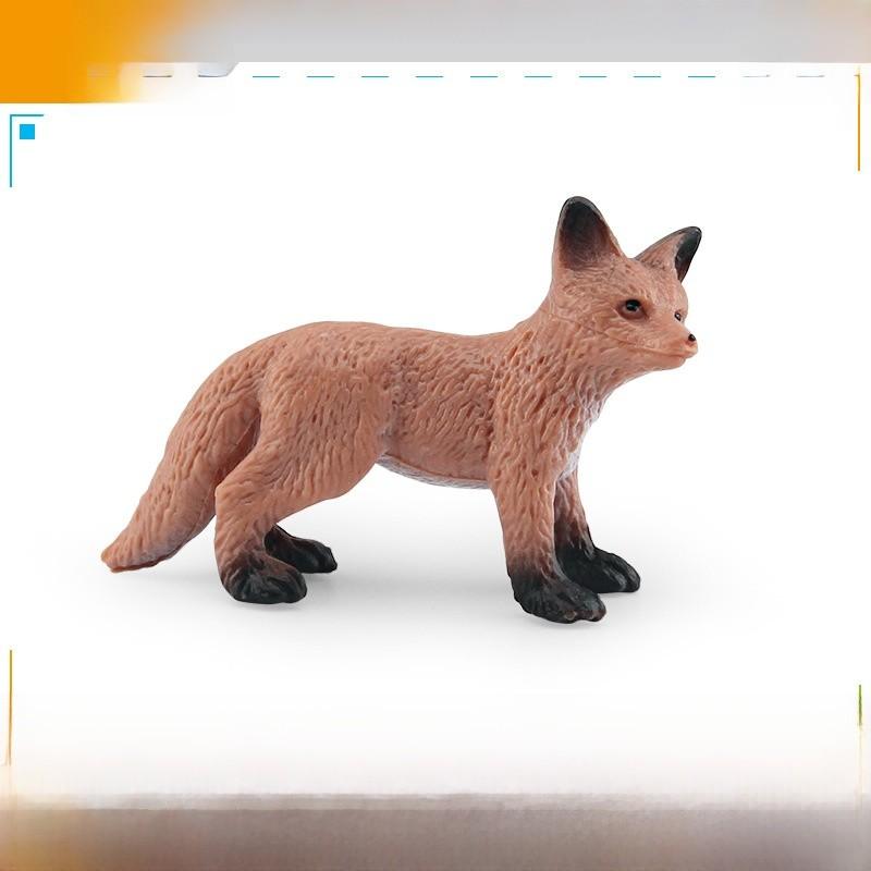 Plush Fox Animal Pvc Model For Nature Enthusiasts And Educational Toy Collection