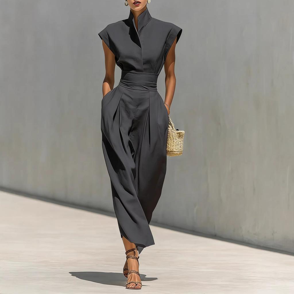 Dámské ležérní a módní jednobarevné šaty