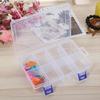 Transparent Box Screw Compartment Box 8 Grids Organizer Tool Storage Boxes