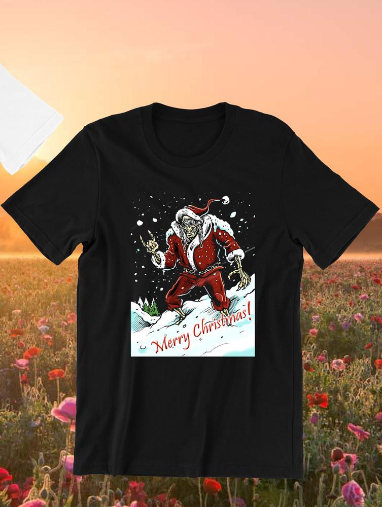 Merry Christmas Megadeth Cotton Black Full Size Men Women Shirt TT609 Unisex T-Shirt M