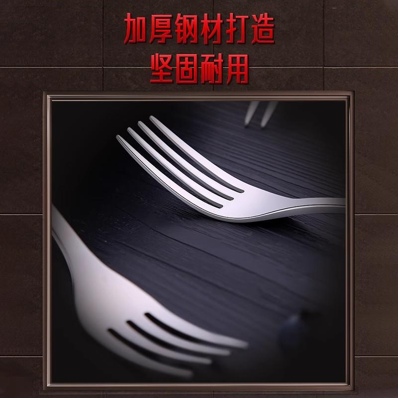 316 Stainless Steel Fork Food Grade Tableware Adult Household Steak Pasta Salad Western Fork