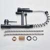 Sink Faucet, Black Kitchen Faucet with Pull Down Sprayer Commercial Stainless Steel Laundry Single Handle Pull Out Kitchen Faucets Black