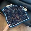 New artificial silk shell marine silk scarf 71cm square scarf professional scarf shawl scarf