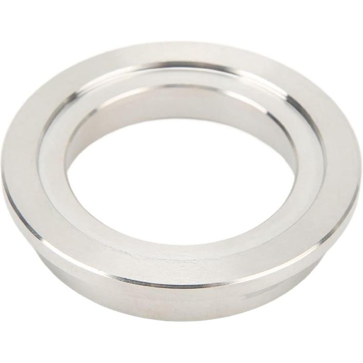 Ejoyous Wastegate Inlet Flange, 44mm Wastegate Inlet Flange 304 Stainless Steel Weld V Band Flange Replacement for Tial MV - R Inlet Side
