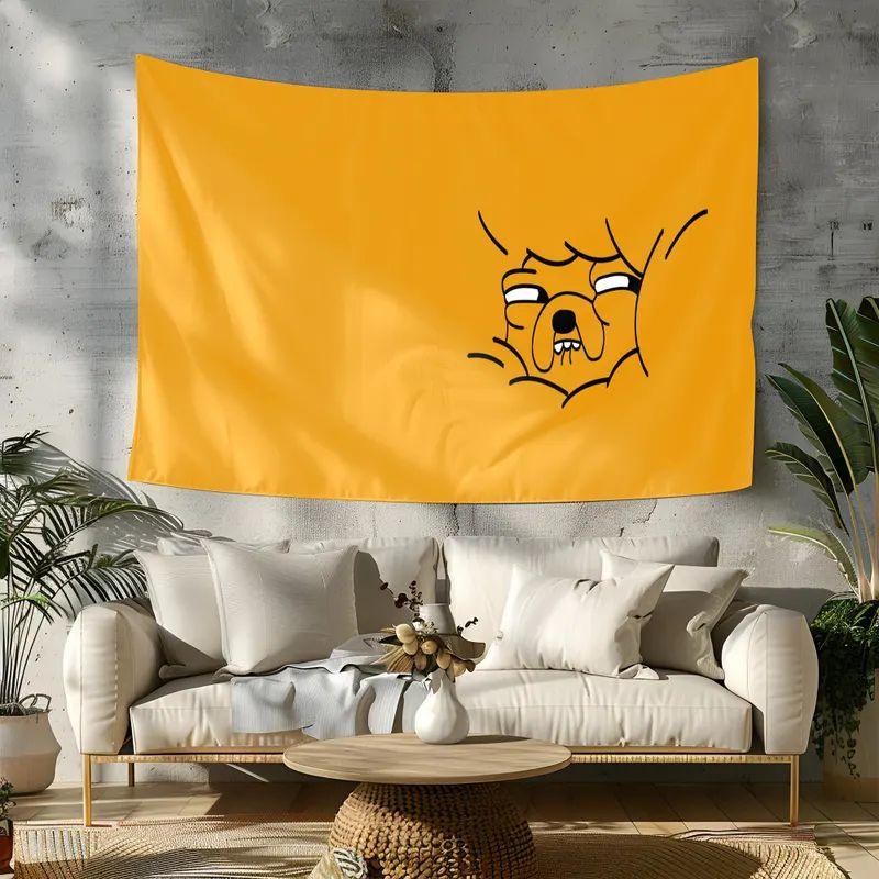 Tapestry is a colorful cartoon based on Adventure Time. 75x100 чёрный