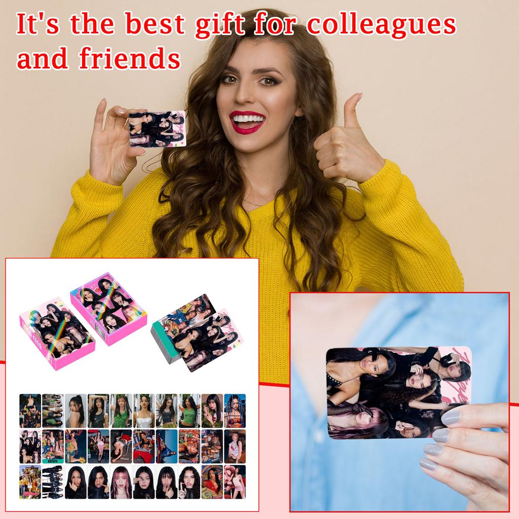 Set of 30 Double-sided LOMO Cards with Various Group and Individual Photographs Collectible Cards for Fans and Collectors