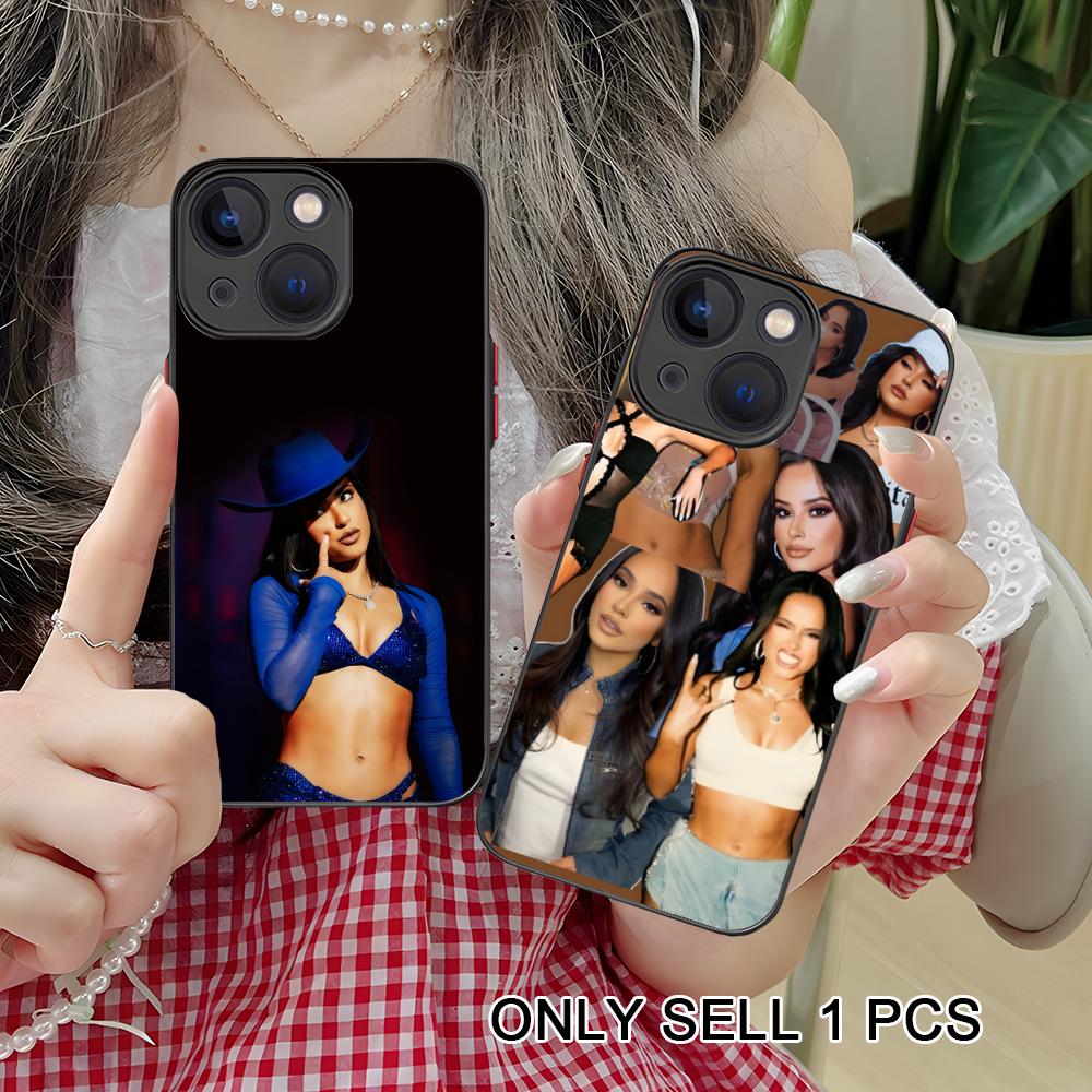 Fashion Becky G Silicone Mobile Phone Case for iPhone 17 16 15 14 13 12 11 X XR XS Air Pro Max Plus Mini Colorful Cover