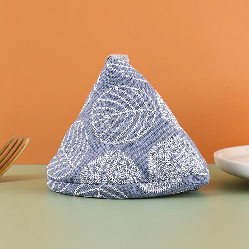Japanese Triangle Anti-Scald Pot Lid Handle & Ear Covers - Heat Insulation Gloves for Cast Iron Cookware