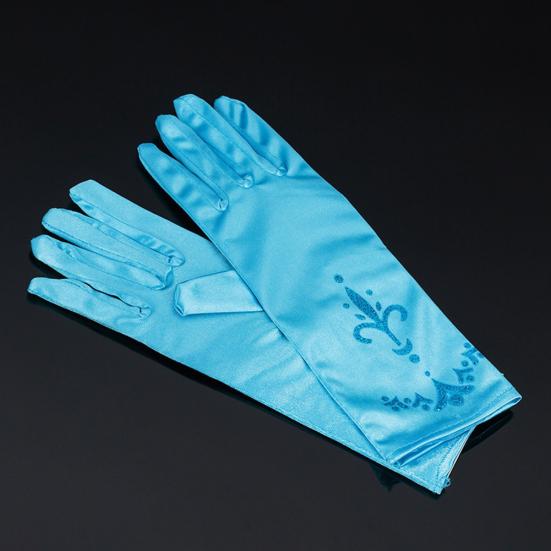 4ks/Sada Ledové Království Elsa Kamínková Koruna Hůlka Vlasový Příčesek Rukavice Doplňky na Maškarní