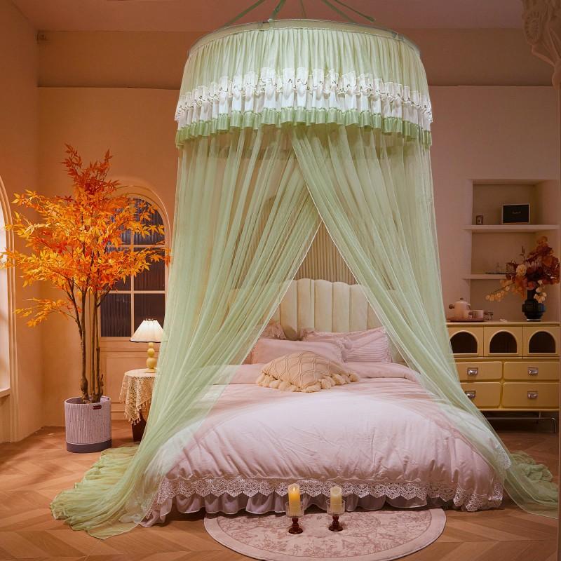 1.2M Children Bed Mosquito Net Girl Round Bed Tent Mosquito Nets Curtain Canopy for Double Bed Mosquito Net Home/Garden