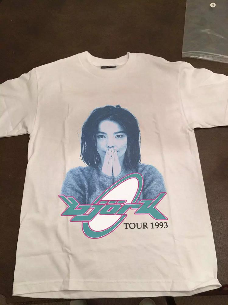 

Bjork 90s Post Tour Shirt Bjork Cotton White Unisex T-shirt S-5XL FF15 Unisex T-Shirt M