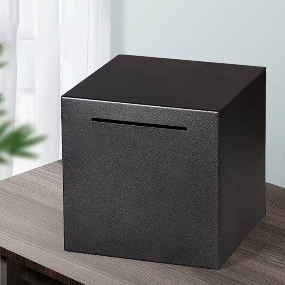 Pudełko na monety ze stali nierdzewnej Wielokolorowy słoik do przechowywania pieniędzy Pudełko do przechowywania Do użytku domowego