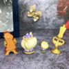 Disney Zestaw 4 żywicznych rękodzieł Ozdoby na biurko Mini modele do wnętrz Akcesoria do dekoracji domu Prezenty