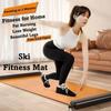 New Full Set Ski Fitness Mat Smooth Aerobic Exercise Leg Training Mat Multifunctional Thin Legs Yoga Ski Mat Home Fitness