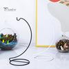 Moderner Minimalistischer Ständer Ornamenthalter für Glaskugeln Spiraldesign mit Stabiler Eisenbasis Gestell Luftpflanzen Terrarium Hexenkugel Hochzeit Zuhause