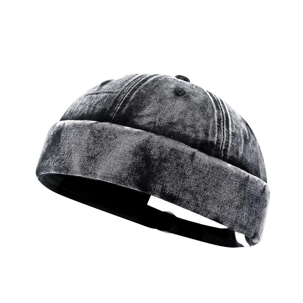 Casual Brimless Docker Cap Hip Hop Vintage Dome Hat Fashion Beanie Street Hat Outdoor