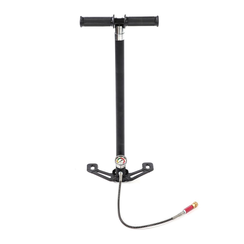 

4500psi Авто Мотоцикл 4-ступенчатый Высокого Давления Насос Для Накачивания Шин Воздушный Велосипедный Ручной Насос