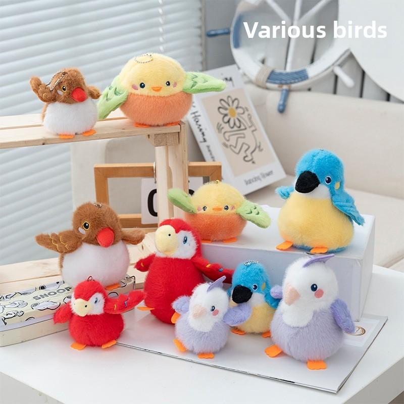 Soft And Cute Realistic Parrot Plush Toy With  For Collectors And Bird Lovers
