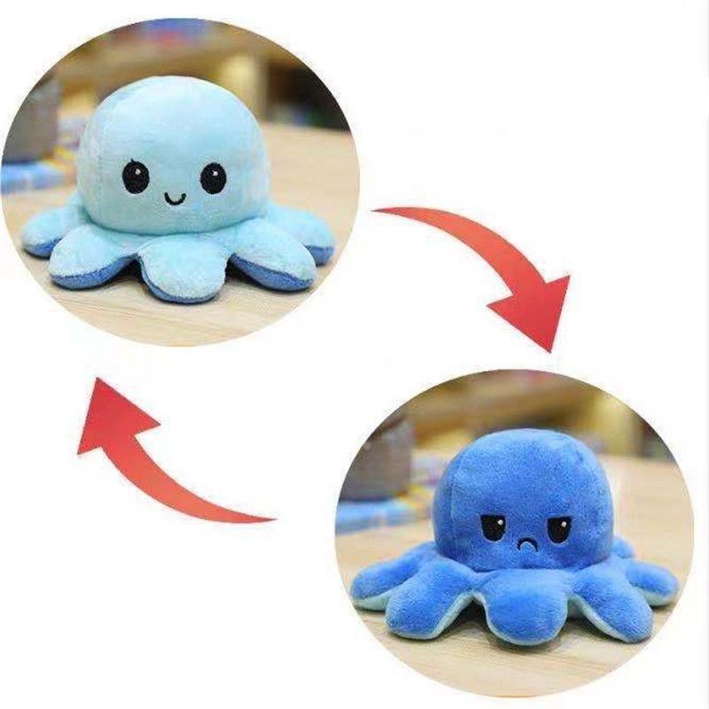 Flip Plush Doublesided Toy Marine Life Stuffed Animals Doll
