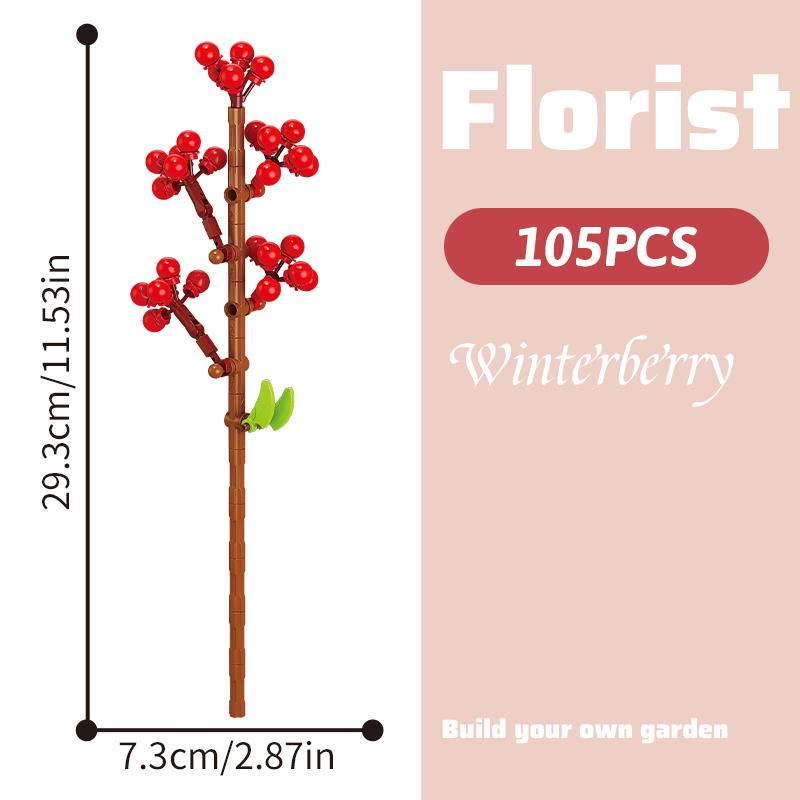 

Romantic Eternal Block Flower Bundle Children s Assembly Puzzle Toys Nature Flower Bundle Girl Gifts Festival Gift Toys