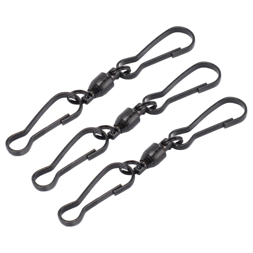 20pcs Windsock Clips Stainless Steel 360 Degree Rotation Dual Clip Wind Spinners Hangers for Wind