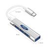 New 2026 Car Sticker Car 4 In 1 USB-C Hub Notebook Docking USB Splitter Multi-interface Conversion For Ford ST Line Focus 3 Mond