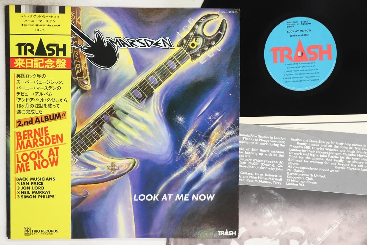 

Виниловая пластинка BERNIE MARSDEN Look At Me Now AW25001 TRASH 1981 Япония Obi Рок Б/у