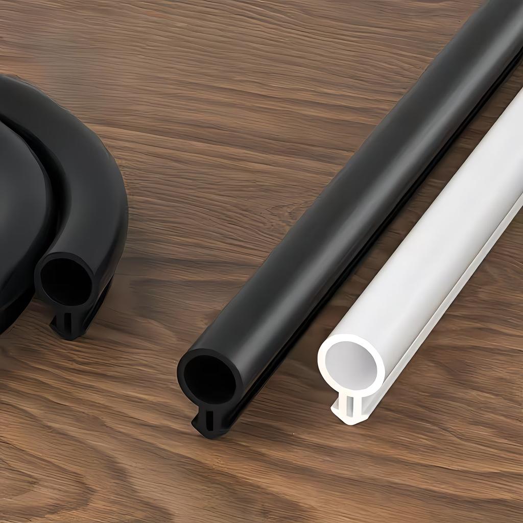 6m/236.22in Window sealing strip,plastic steel door and window sealing strip,sound insulation,insulation,warmth O-type windproof