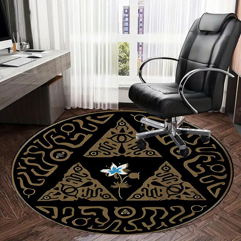 1pc Sailor Moon Characters Round carpet, Made of Polyester,Perfect for Decorating Office Chairs, Living Rooms fplt049
