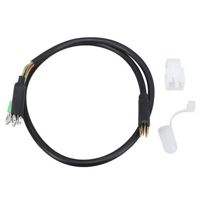 Electric Bike Motor Extension Cable M6 Male 9 Pin Waterproof Extension Cable for Front Rear Hub Motor Conversion Kit
