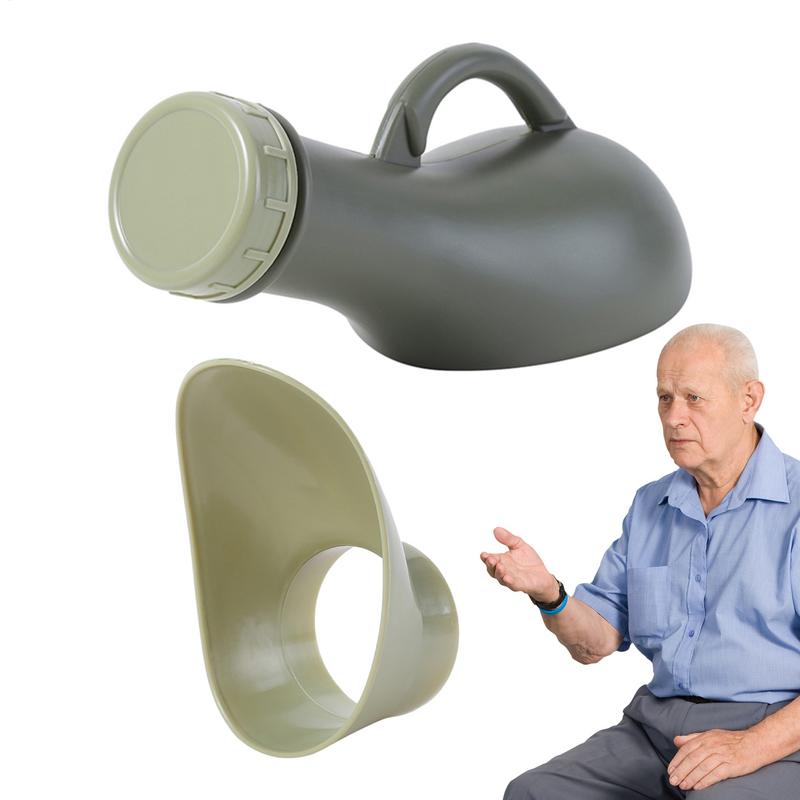 Bottiglia Urinaria Portatile per Uomini Urinale Bottiglia 1000ml Contenitore per Urina Anti-Sversamento Bottiglie Potty Bottiglie Urinali per Congestioni Stradali