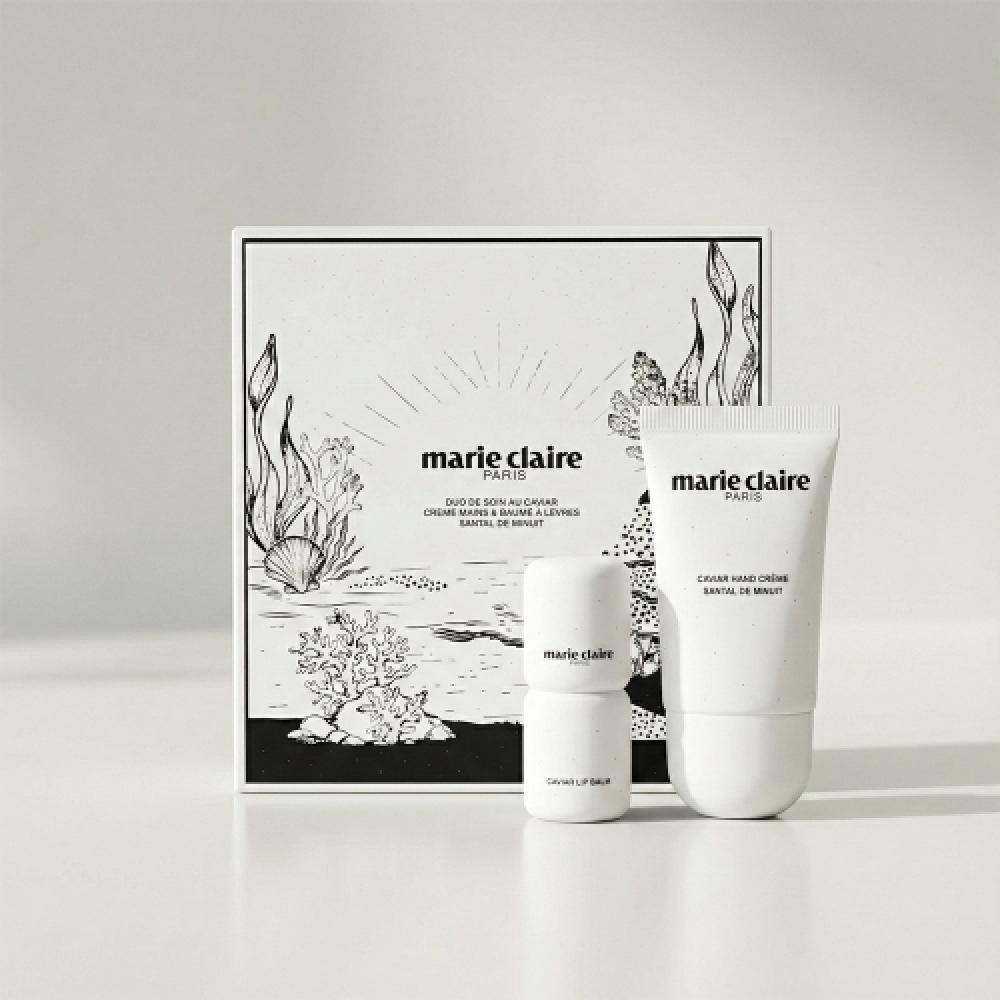 Marieclair Beauty Caviar Care Duo Hand Cream   Lip Balm  Caviar Care Duo Hand Cream   Lip Balm sucrose de lavender