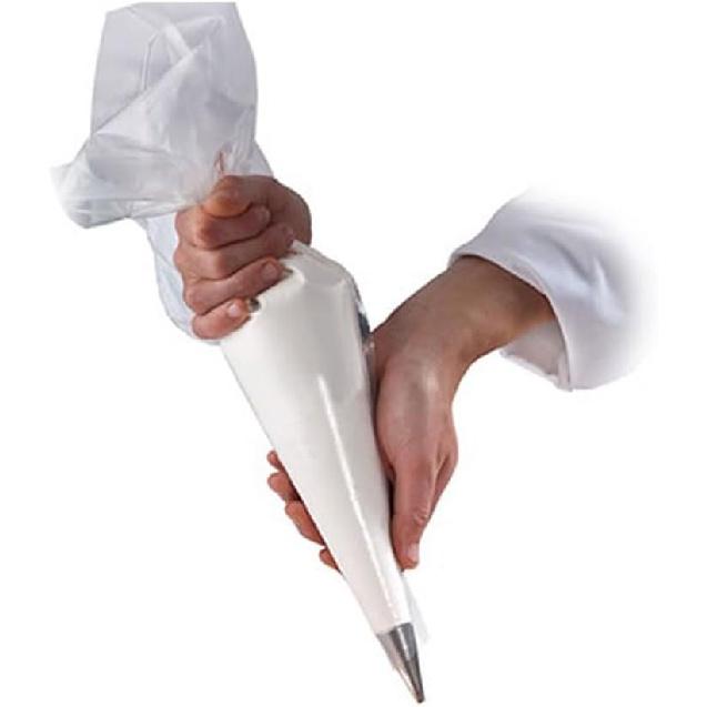 Piping Pastry Bag Pack of 100 Plastic Disposable Cream Pastry Bag Cake Icing Sugarcraft Cupcake Piping Decorating Tool For Baking Supplies (Small