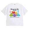 8Tonteuleogkeiseu [Short Sleeve T-Shirt Dino Friend] Unisex Oversized Fit