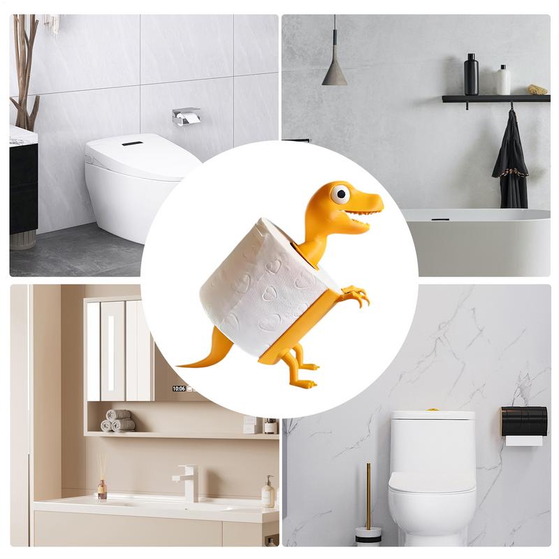 Dinosaur toilet paper holder 3D printed Tissue Roll Shelf paper towel storage rack Roll paper organizer for bathroom decoration