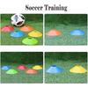 10Pcs Cone Tube Football Disc Cone Set Football Agility Training Saucer Marking Disc Multi Sport Training Space Cone Accessorie