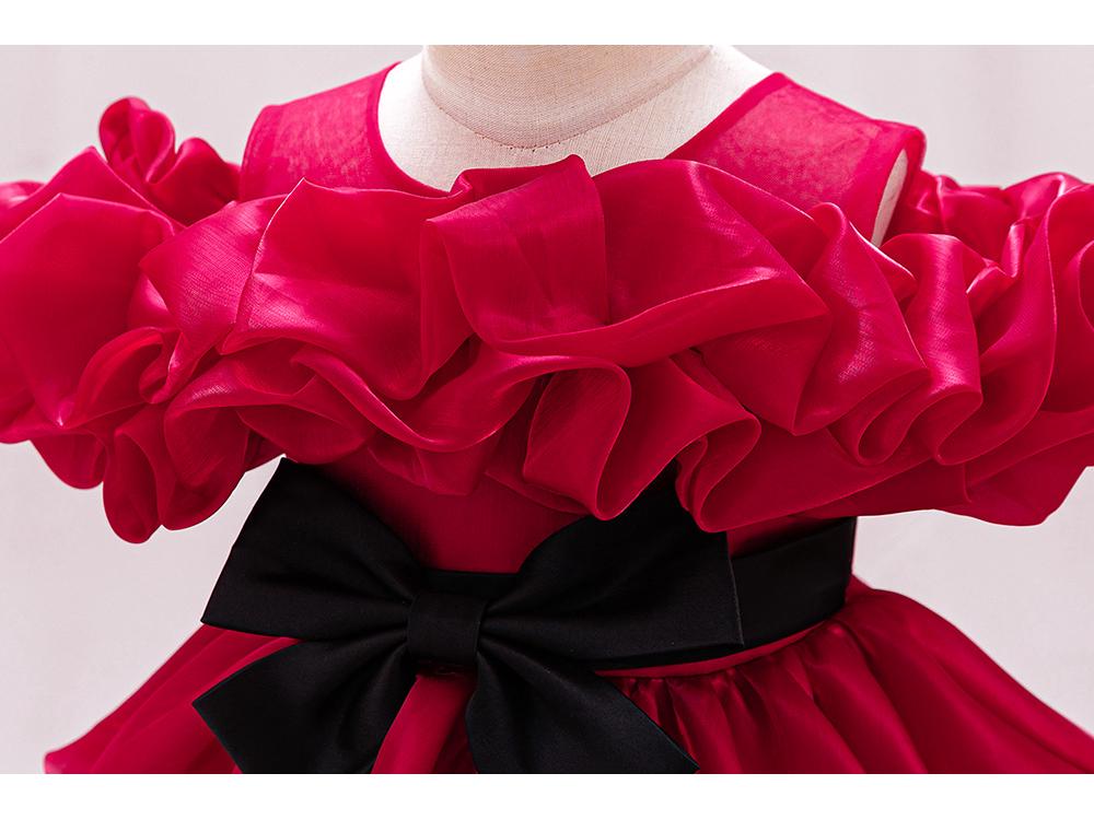 Princeznovské šaty na prvé narodeniny pre dievčatko - Kostým na detskú oslavu, svadbu, klavírne vystúpenie, Detské spoločenské šaty