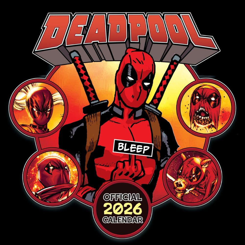 Deadpool 2026 Square Wall Calendar