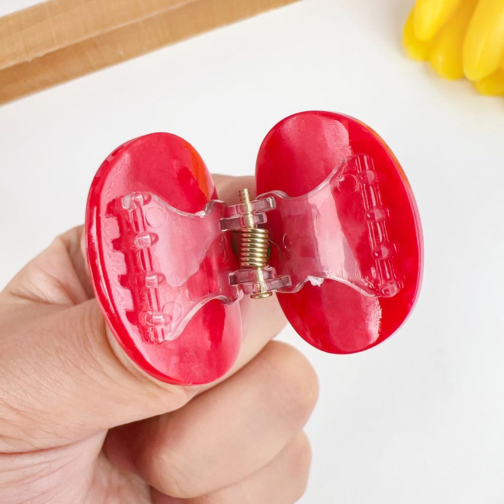 1ks Módní acetátová deska Niche Zeleninová série Kreslený Roztomilý Malé Sponky Ofina do strany Rozbitá Sponka do vlasů