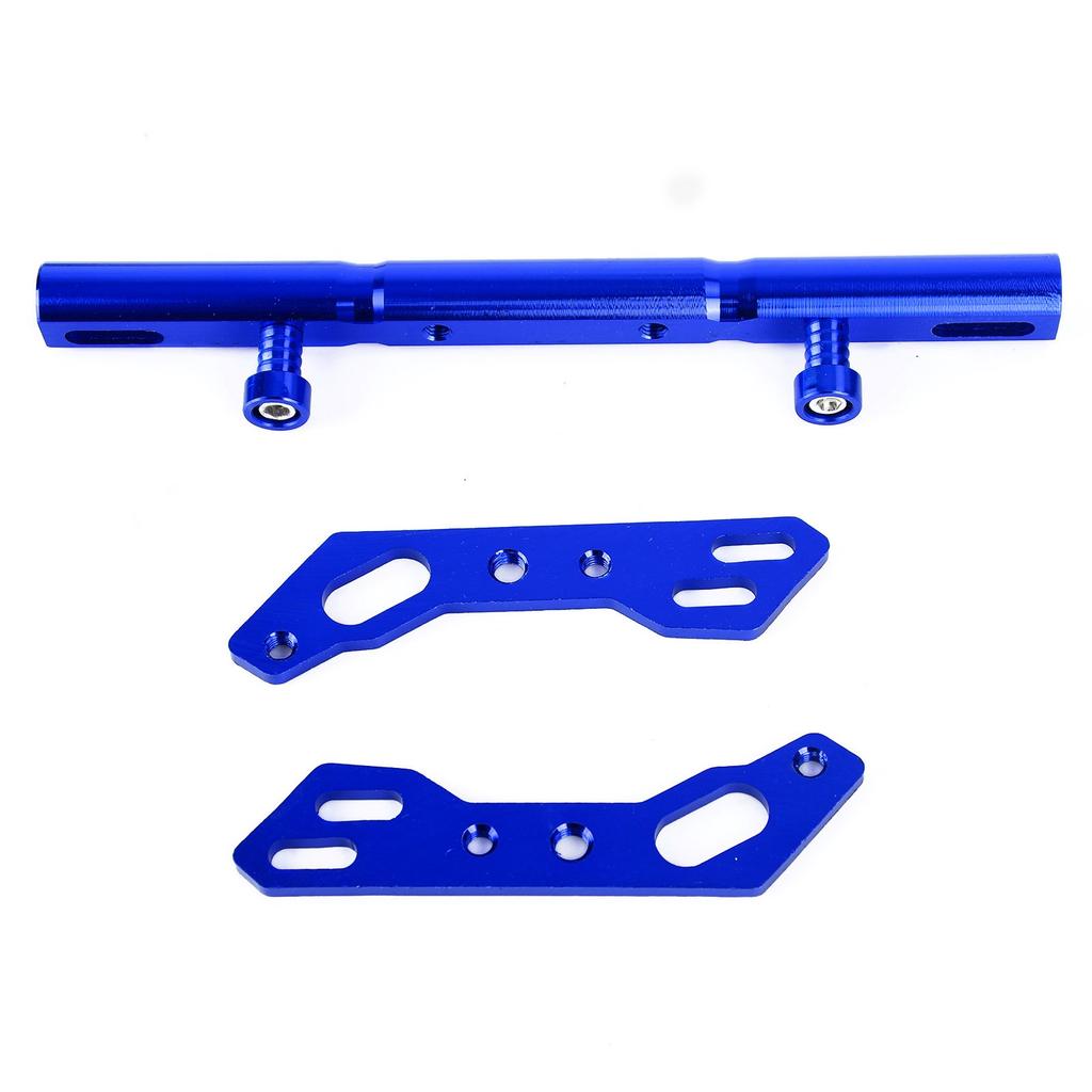 Cross Bar Adjustable Handlebar Balance Lever Universal Blue For Motorcycle